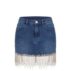 Trussardi Jeans Blue Denim Women Women's Skirt